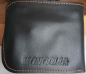 Preview: Brieftasche echtes Leder in schwarz      praktisch, stilbewusst und langlebig   Motiv: Ulziihee (endloser Knoten)